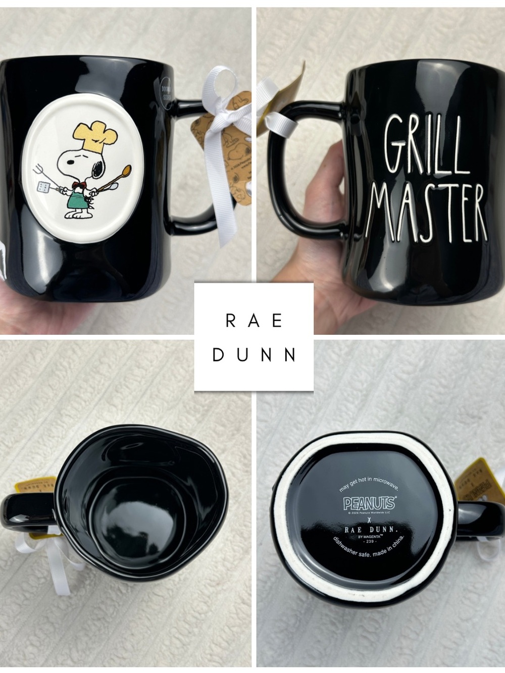 Rae Dunn Peanuts Snoopy Mug